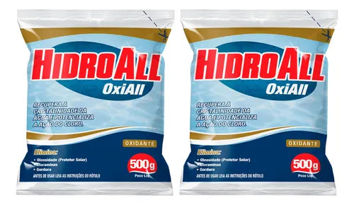 Oxiall Oxidante para Tratamento de Piscina – HidroAll – Remoção de Impurezas e Cloro – Alta Performance