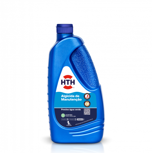Algicida Manutenção HTH 1L Para Piscina – Previne Algas e Mantém Água Limpa