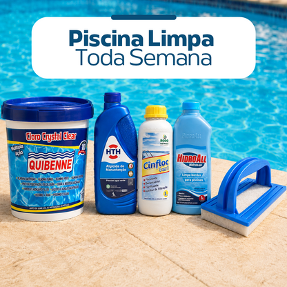 Kit Piscina Limpa Toda Semana