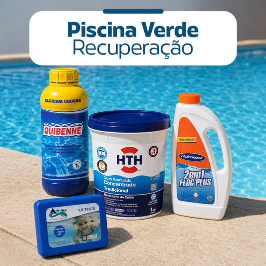 Kit Emergência Piscina Verde