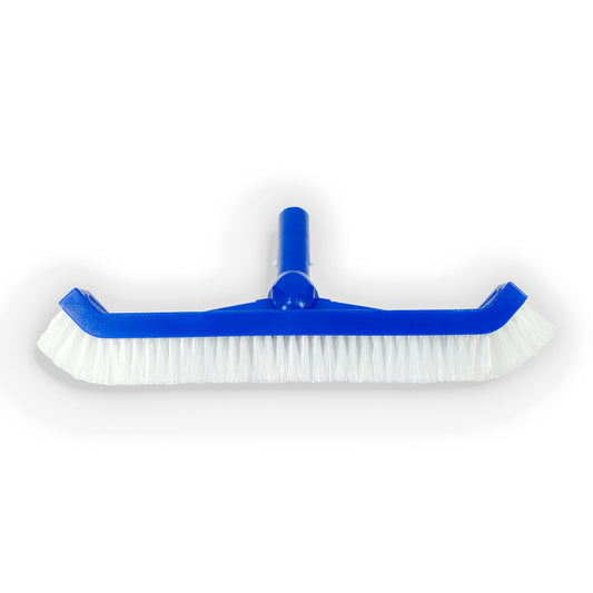 Escova Curva para Piscina com Cerdas Resistentes para Limpeza de Paredes e Cantos – Brustec