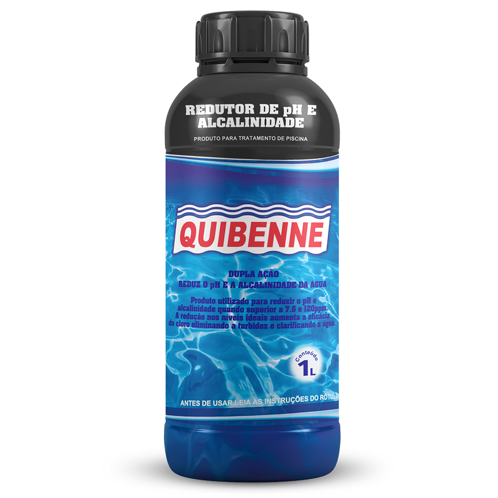 Redutor de pH e Alcalinidade 1L Quibenne para Piscina