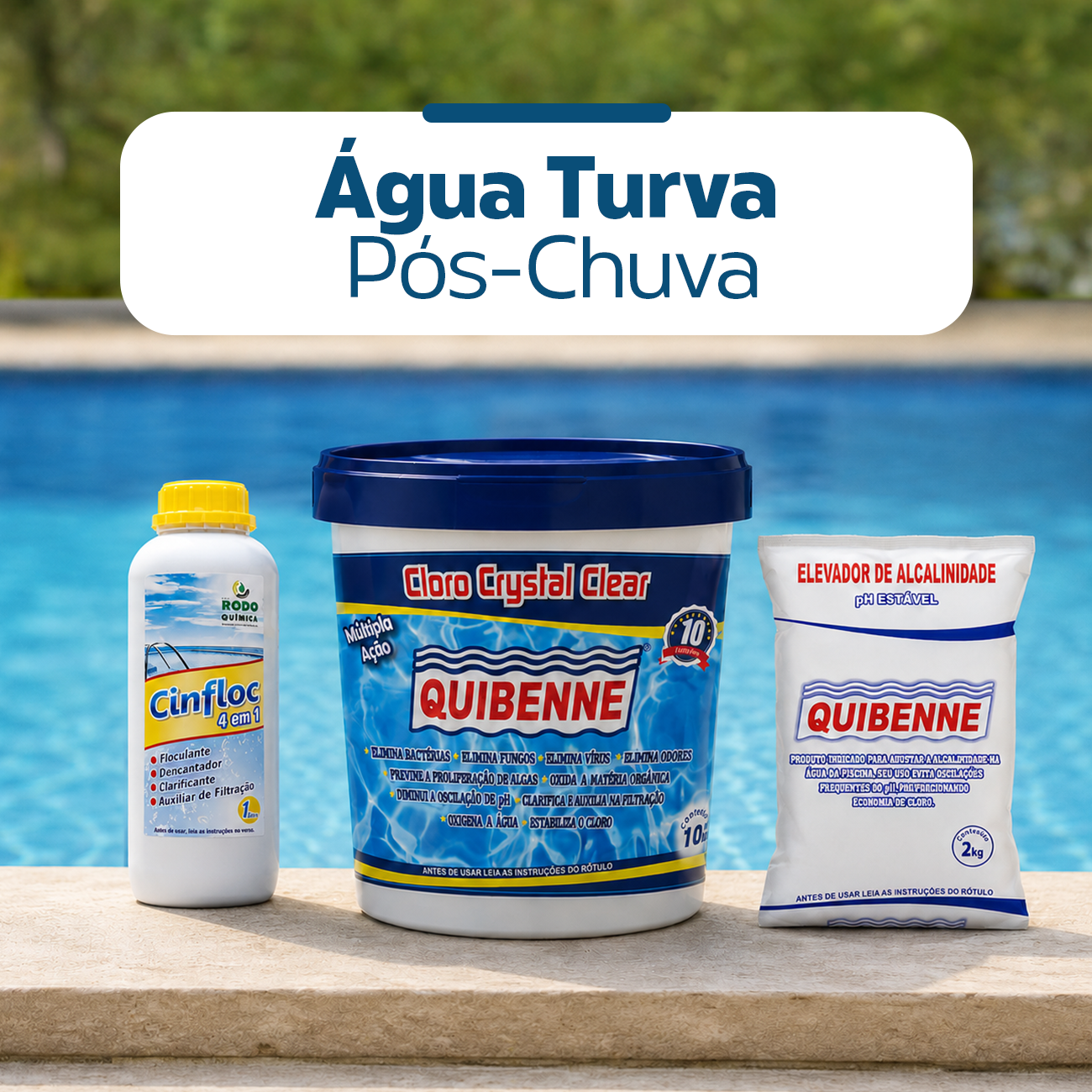 Kit Água Cristalina Pós-Chuva